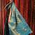 Sky Blue Brocade Banaras Handloom Saree