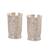 German Silver 2 Glass Set with Velvet Box