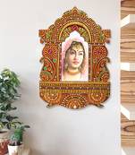 Decorative Papier-Mache Wooden Jharokha Wall Hanging