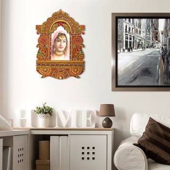 Decorative Papier-Mache Wooden Jharokha Wall Hanging 2