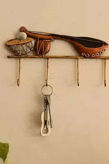 Musical Instruments Wrought Iron Key Holder