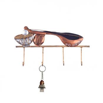 Musical Instruments Wrought Iron Key Holder 3