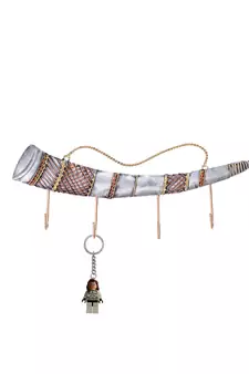 Long Shehnai Wrought Iron Key Holder