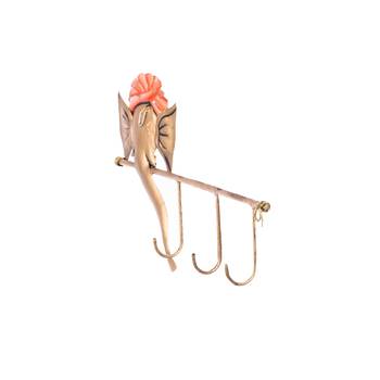 Wrought Iron Lord Ganesha Key Holder 5