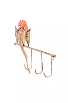 Wrought Iron Lord Ganesha Key Holder