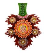 Wooden Papier Mache Decorative Lord Ganesha Key Holder