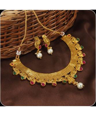 Gold Plated Nacklace Set 4