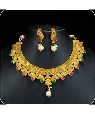 Gold Plated Nacklace Set 5