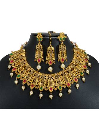 Gold Plated Nacklace Set 4