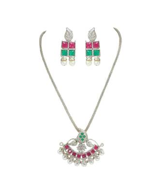 Silver Plated Pandent Set 1