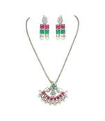 Silver Plated Pandent Set