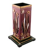 Wooden Carved Decorative Night Table Lamp