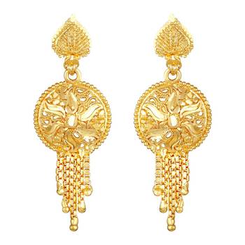 Beautiful Designer 1 Gram Gold Plated Choker Necklace Set For Women 4