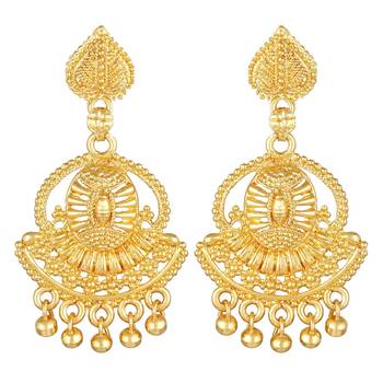 Wedding Wear Designer 1 Gram Gold Plated Necklace Set For Women 4
