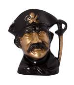 Brass Antique Finish Pirtates Handcolored Penstand