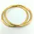 Plain Gold Plated Bangles Set Of 2