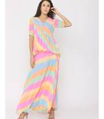 leharia peplum top with leharia skirt