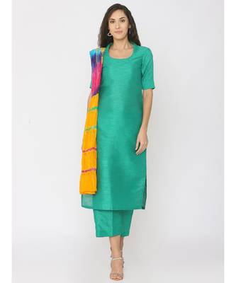 gree plain art silk kurta-sets 1