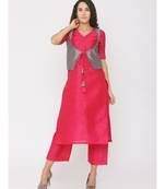 plain silk kurta-sets