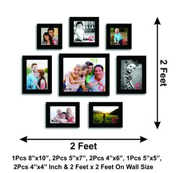 Memory Wall Collage Photo Frame Set of 8 individual photo frames 3