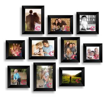 Memory Wall Collage Photo Frame Set of 10 individual photo frames 1