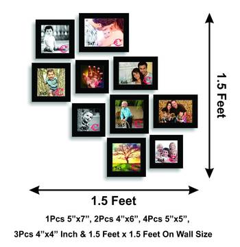Memory Wall Collage Photo Frame Set of 10 individual photo frames 3