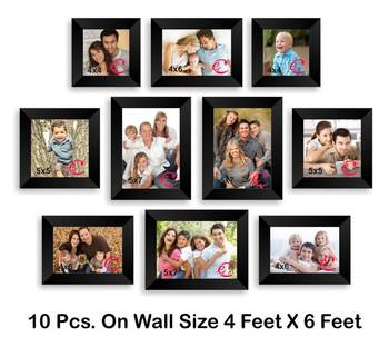 Memory Wall Collage Photo Frame Set of 10 individual photo frames 4