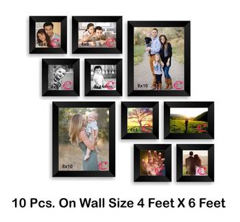 Memory Wall Collage Photo Frame Set of 10 individual photo frames 3