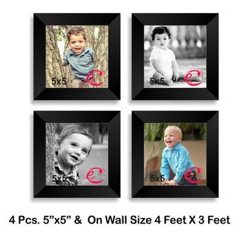 Memory Wall Collage Photo Frame Set of 4 individual photo frames 2