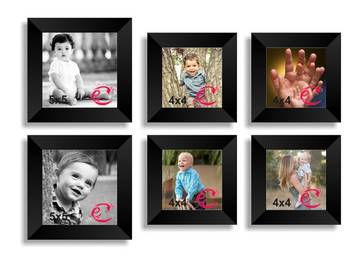 Memory Wall Collage Photo Frame Set of 6 individual photo frames 1