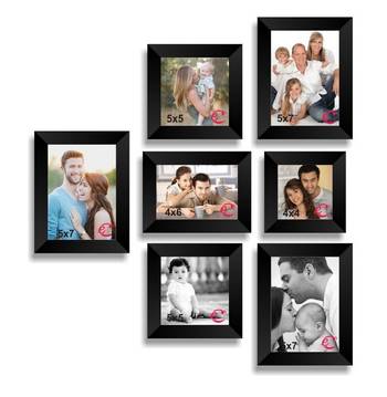 Memory Wall Collage Photo Frame Set of 7 individual photo frames 1