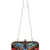 Adorn Embellished Faux Silk Clutch Black & Multi