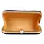 Adorn Embellished Faux Silk Clutch Black & Multi
