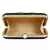 Adorn Embellished Faux Silk Clutch Black & Multi