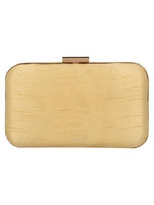 Adorn Embroidered & Embellished Faux Silk Clutch Beige & Multi 3