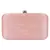Adorn Embroidered & Embellished Faux Silk Clutch Baby Pink