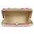 Adorn Embroidered & Embellished Faux Silk Clutch Baby Pink
