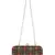 Adorn Embellished Faux Silk Clutch Black & Multi