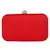 Adorn Embellished Faux Silk Clutch Multi & Red