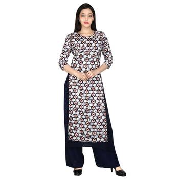 Multicolor printed Cotton ethnic kurtis 1