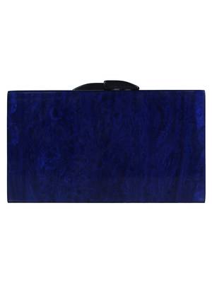 Pitch Textured Resin Clutch Blue 3