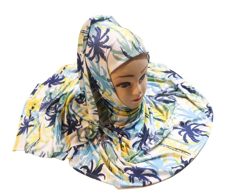 Justkartit Women'S Party Wear Jersey Stretchable Material Hijab Scarf Dupatta