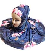 Justkartit Women'S Casual Wear Jersey Stretchable Material Printed Scarf Hijab Dupatta