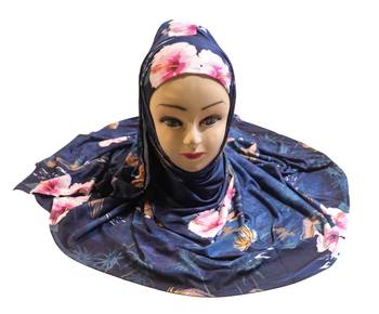 Justkartit Women'S Casual Wear Jersey Stretchable Material Printed Scarf Hijab Dupatta 3
