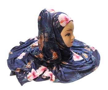 Justkartit Women'S Casual Wear Jersey Stretchable Material Printed Scarf Hijab Dupatta 5