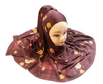 Justkartit Women'S Casual Wear Jersey Stretchable Material Printed Hijab Scarf Dupatta 3