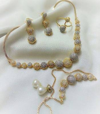 Multicolor Diamond Jewellery Combo 1