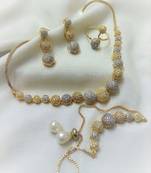 Multicolor Diamond Jewellery Combo