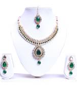 Green Diamond Necklace Sets