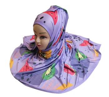 Justkartit Women'S Multi Color Casual Wear Jersey Stretchable Material Printed Hijab Scarf Dupatta 2